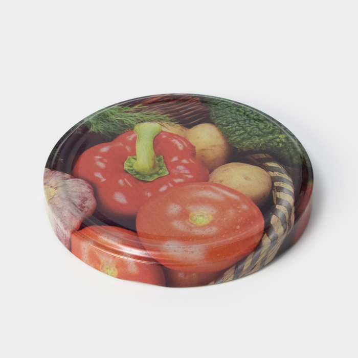 Крышка для консервирования «Элитная», ТО-100 мм, жесть, винтовая, литография, фасовка 10 шт., МИКС