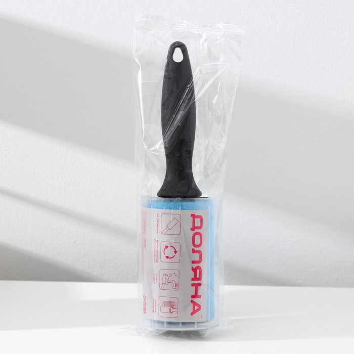 Ролик для чистки одежды Доляна, футляр, 23×6.5×6.5 см, синий