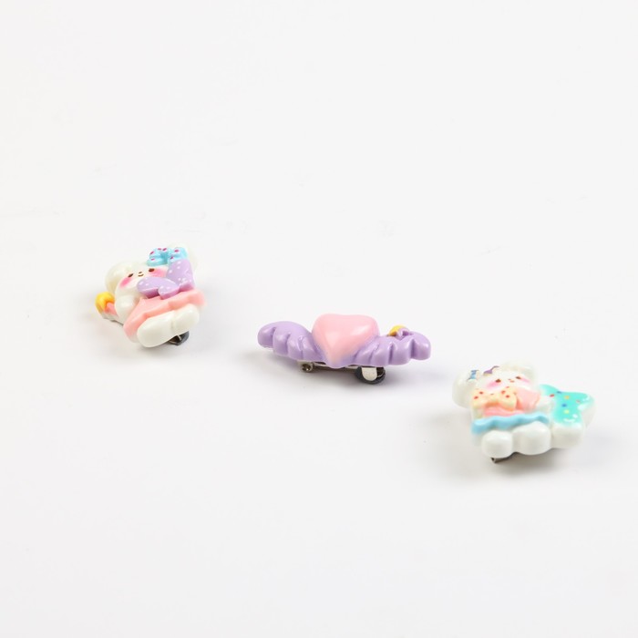 Значки пластиковые «Ты милашка», набор 3 шт., 2.3×2.2 см