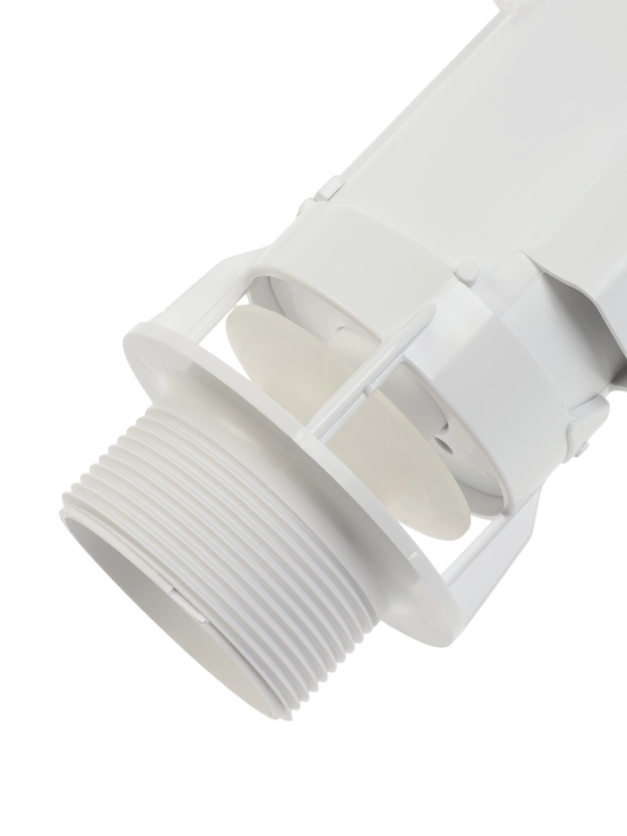 Арматура для смывных бачков "УКЛАД" - 2, с нижней подводкой 1/2", однокнопочная, хром