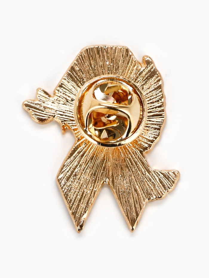 Значок на 9 мая с георгиевской лентой «Голубь мира», 2.5×3 см