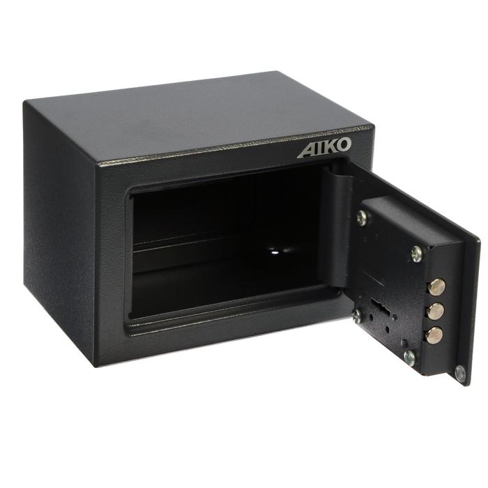 Сейф мебельный ключевой AIKO T – 140 KL, 195×140×140 мм, цвет чёрный