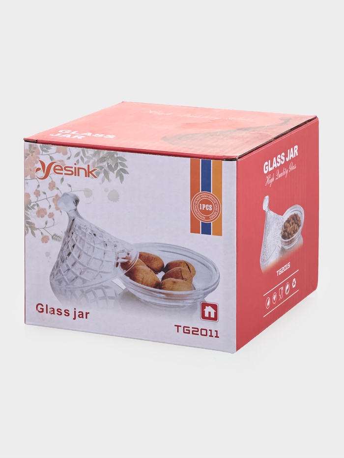 Ёмкость для мёда и варенья Доляна «Купол», 200 мл, 12.5×12 см, стекло