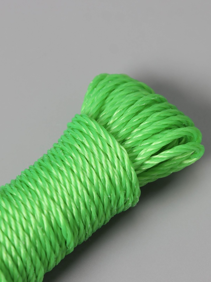 Верёвка бельевая Доляна, d=2.5 мм, длина 10 м, МИКС