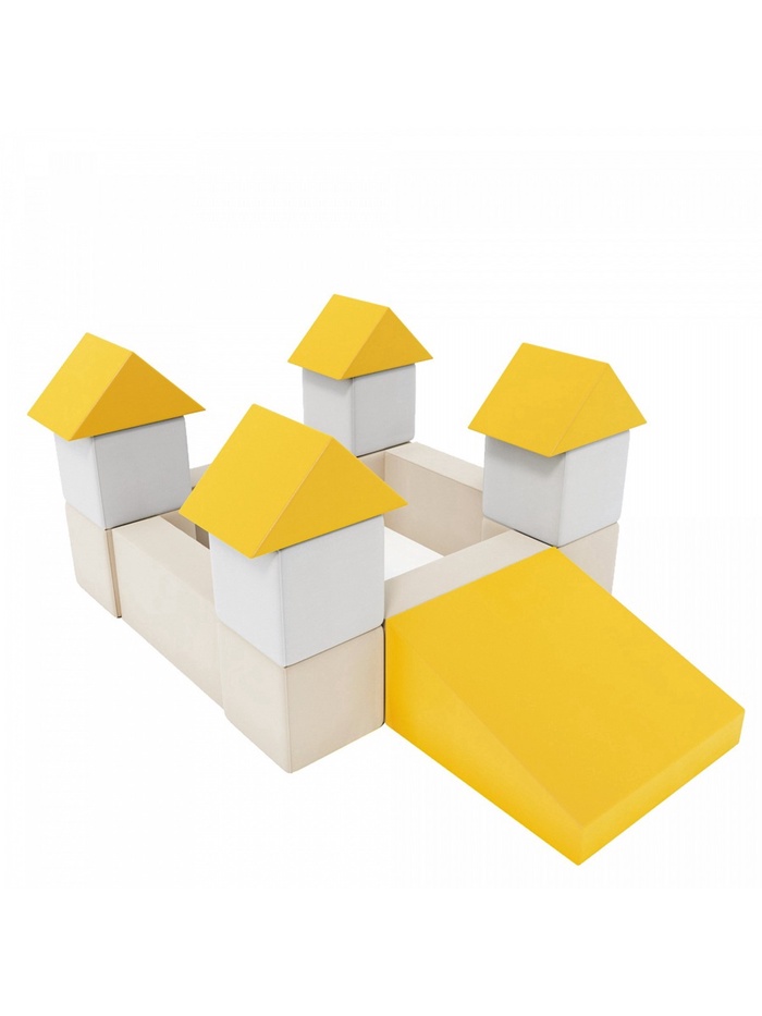 Мягкий игровой комплекс «Крепость», пастельные цвета