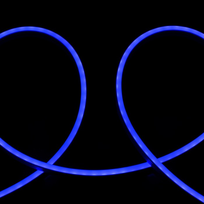 Гибкий неон Luazon Lighting 6×12 мм, IP65, 10 м, SMD2835, 120 LED/м, 12 В, свечение синее