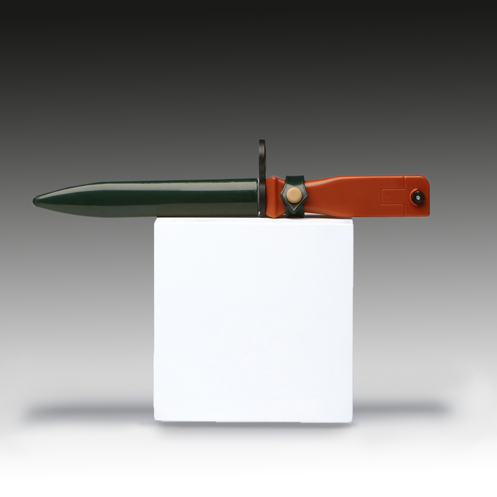 Штык-нож тренировочный, с ножнами, резиновый, 29.5 см