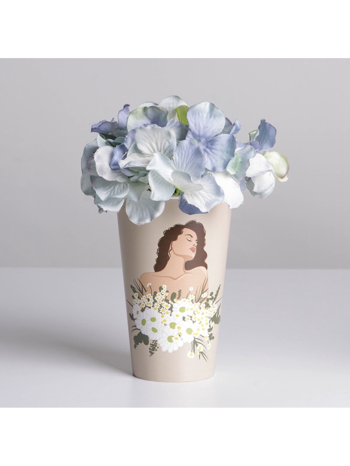 Стакан для цветов «Ромашки», 350 мл