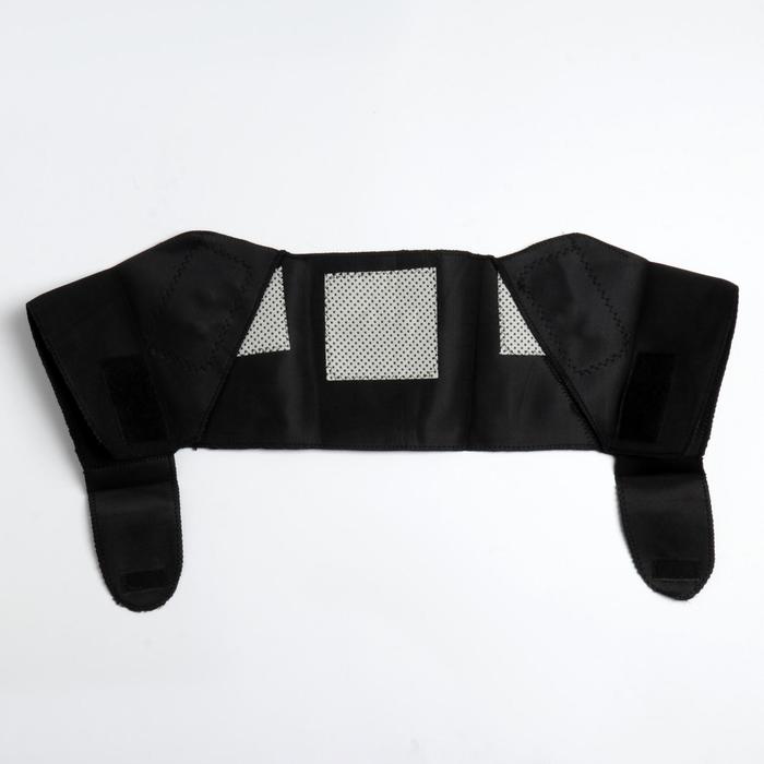 Аппликатор на плечи, согревающий, турмалиновый, цвет чёрный