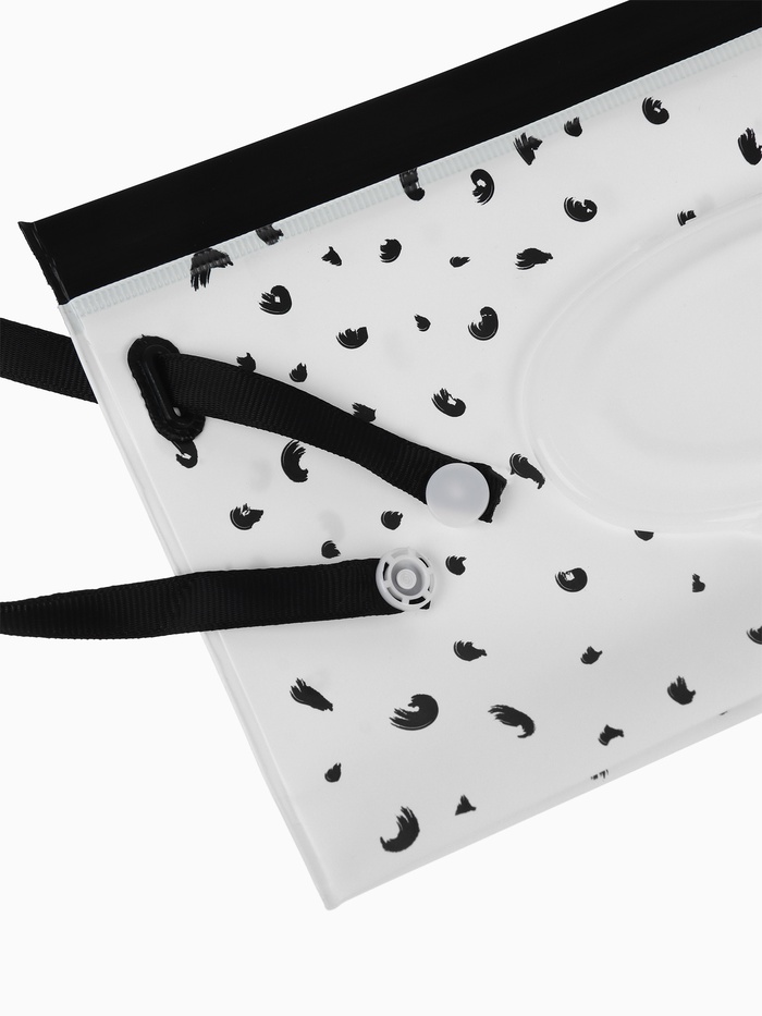 Контейнер для салфеток с петелькой «Звезды на белом», МИКС