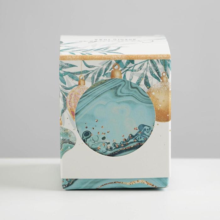 Бонбоньерка новогодняя «Новогодние шары», 6×7×6 см, Новый год