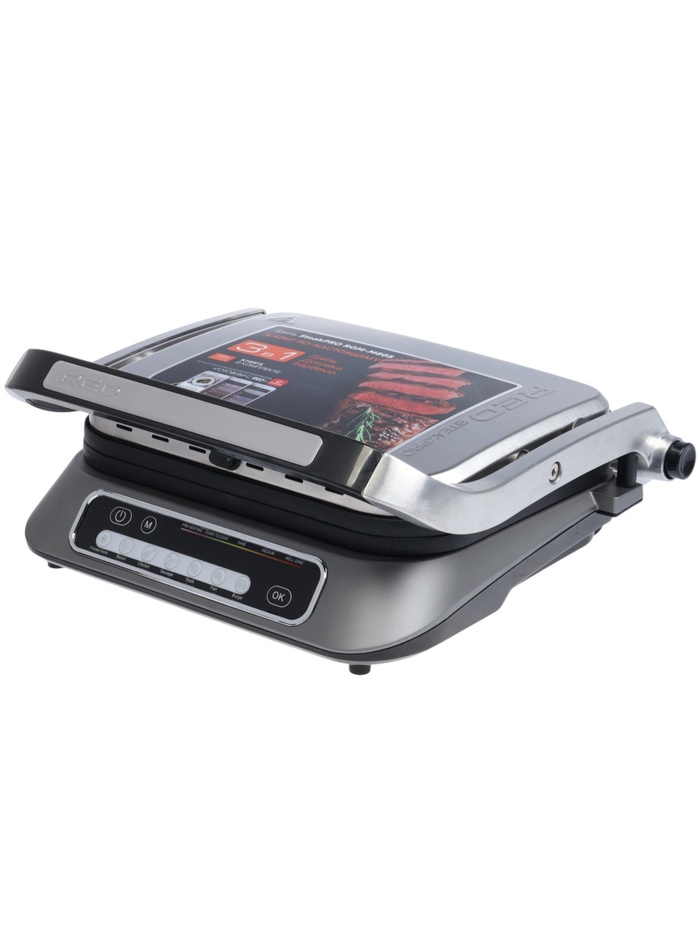 Гриль электрический RED SOLUTION SteakPRO RGM-M805, 2100 Вт, антипригарное покрытие, 36×33 см