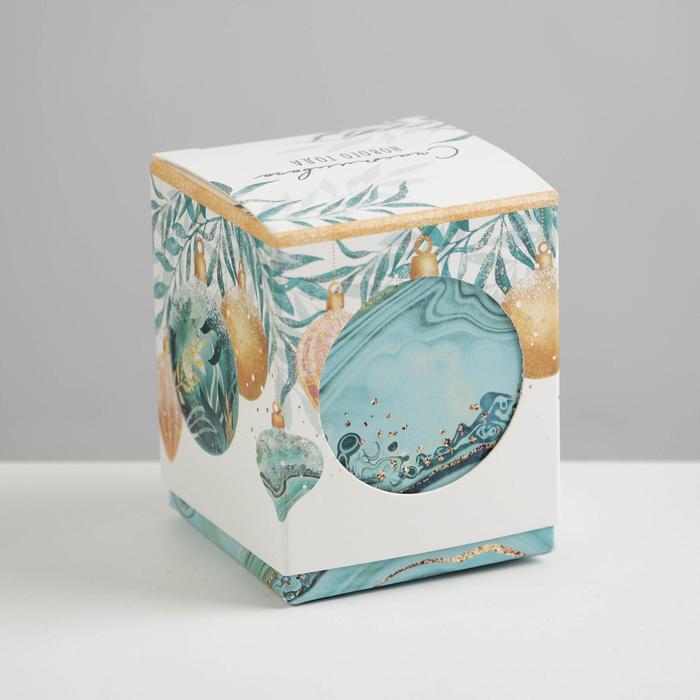 Бонбоньерка новогодняя «Новогодние шары», 6×7×6 см, Новый год