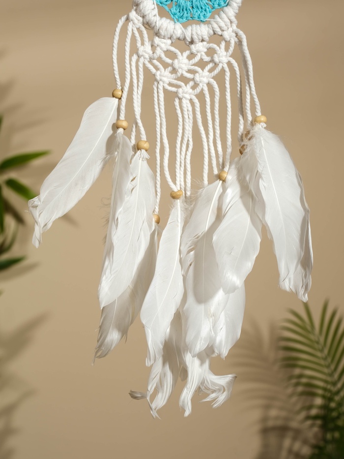 Ловец снов «Голубое солнце», 6×30 см