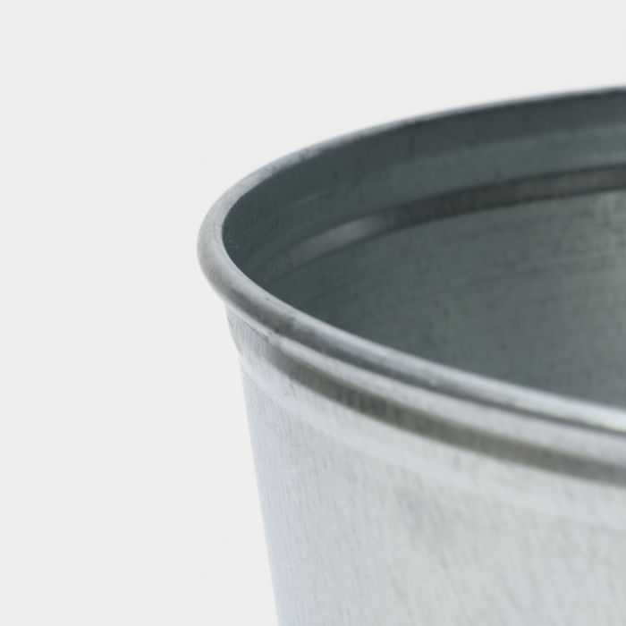 Ведро оцинкованное хозяйственное с ручкой, 7 л, d=24 см, h=24 см, ГОСТ