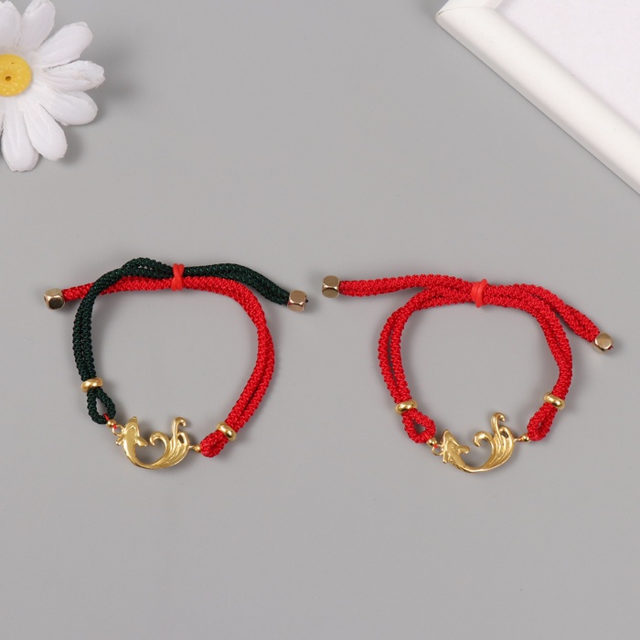 Браслет - талисман фэншуй «Растительный узор», набор 5 шт., регулируемая длина