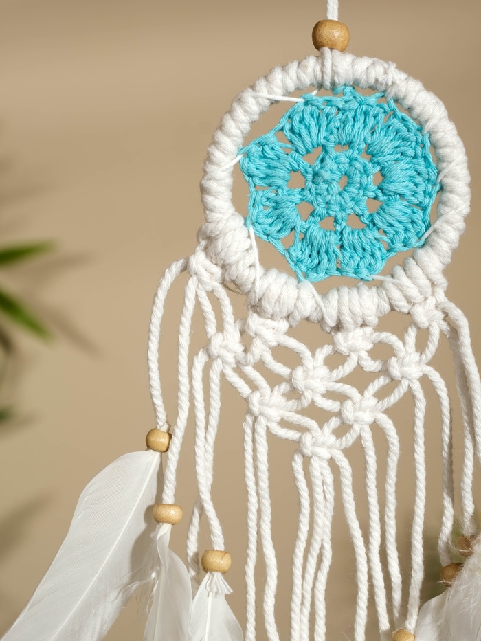 Ловец снов «Голубое солнце», 6×30 см