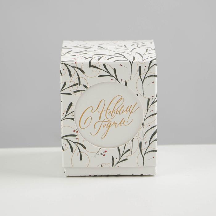 Бонбоньерка новогодняя «Веточки», 6×7×6 см