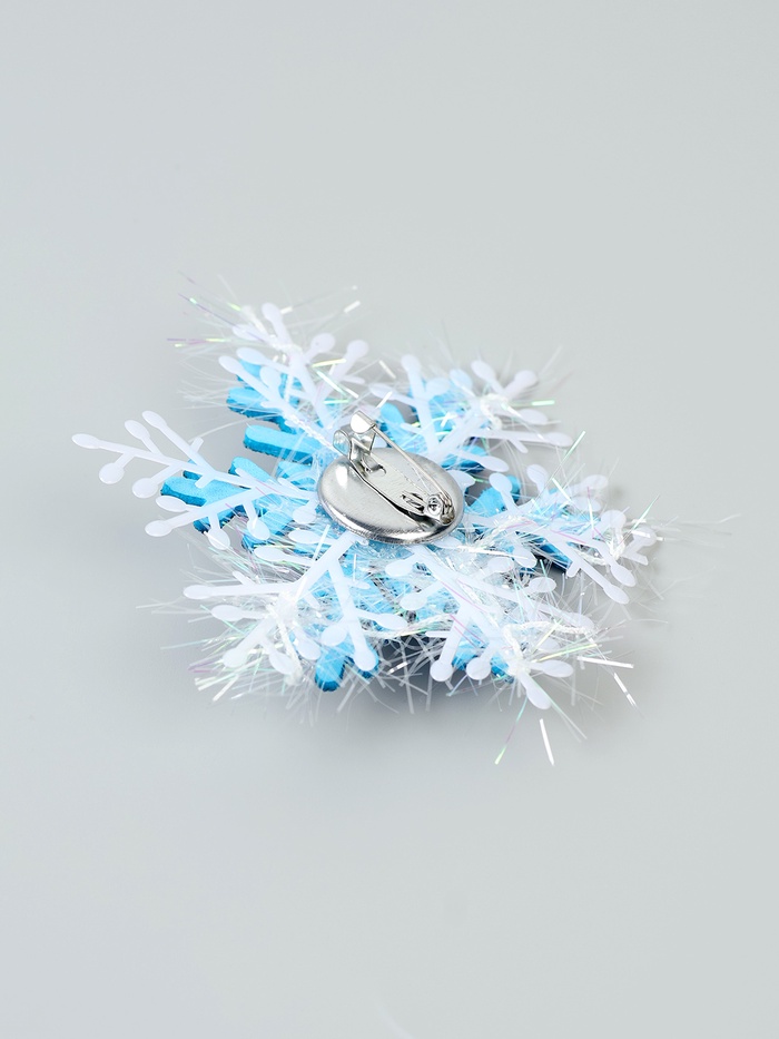 Значок новогодний «Снежинка»