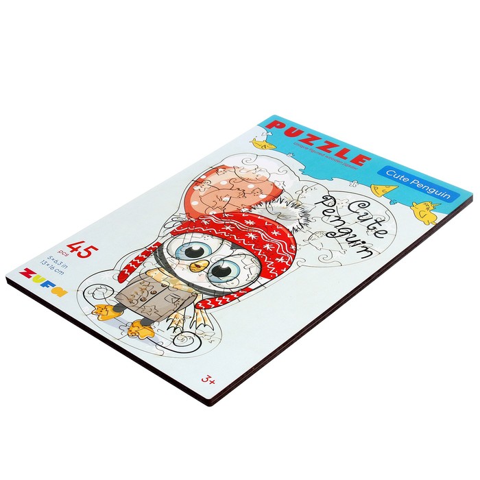 Деревянный пазл «Милый пингвин» S