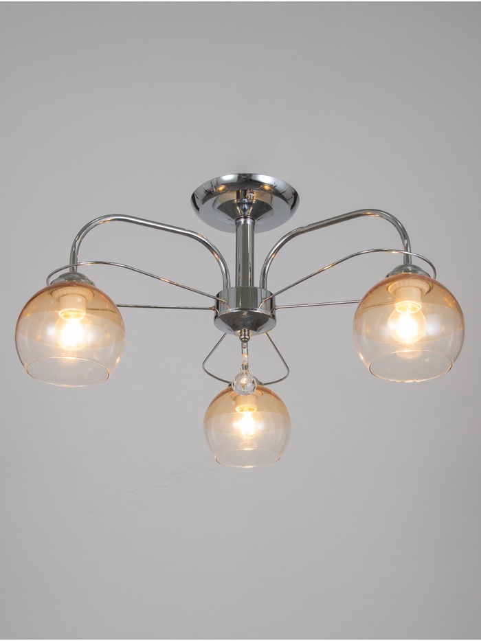 Люстра «Анрия» 3хЕ27 40 Вт хром 59×59×30 см BayerLux