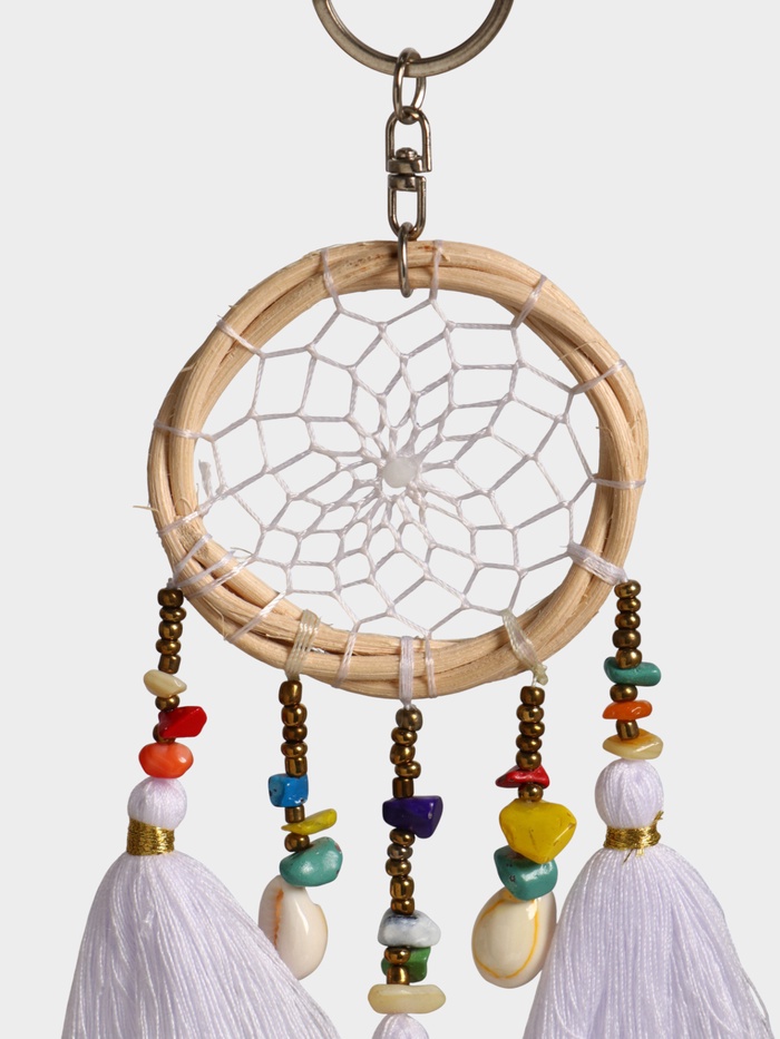 Брелок «Ловец снов», 17 см, белоснежный