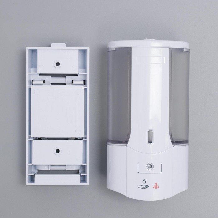 Диспенсер для жидкого мыла, сенсорный, 450 мл, белый