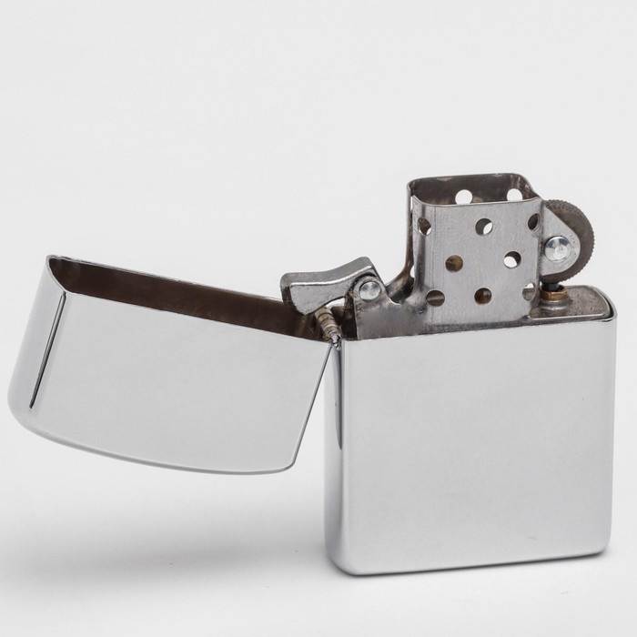 Зажигалка бензиновая «Классика», металлическая, 5.5×3.5 см