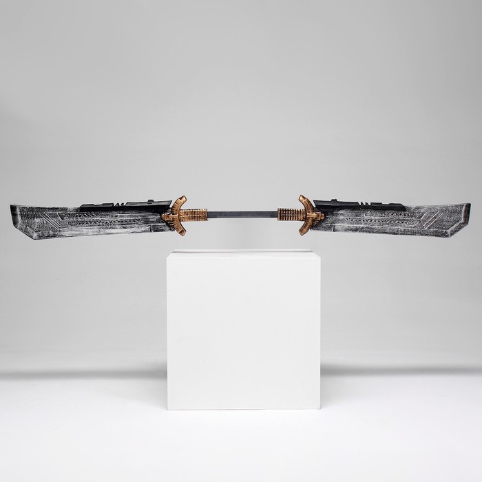 Макет оружия «Сувенирный меч двухклинковый Таноса», 108 см, разборный, пенополистирол