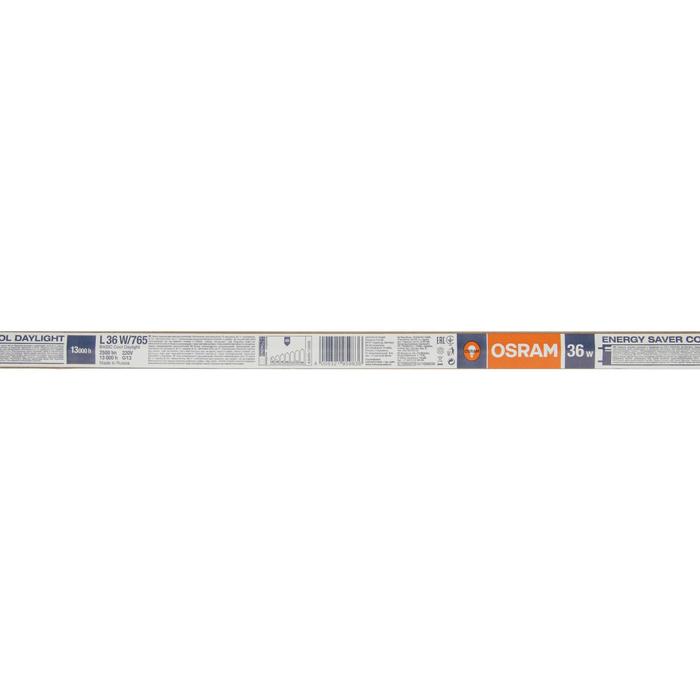 Лампа люминесцентная Osram L 36W/765, G13, 36 Вт, 6500 К, 1200 мм