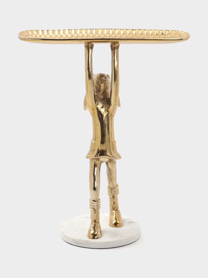 Блюдо «Зайка», 24×38×48 см, алюминий