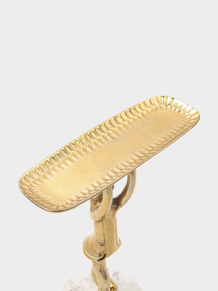 Блюдо «Зайка», 24×38×48 см, алюминий