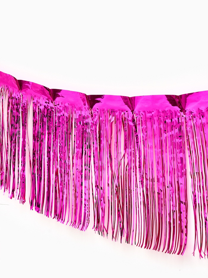 Гирлянда «Дождик», 3 метра, цвет фуксия