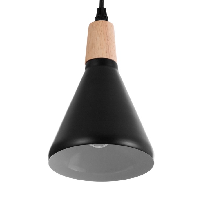 Люстра «Сивиль» 1×40 Вт Е27 черный 12.5×12.5×120 см