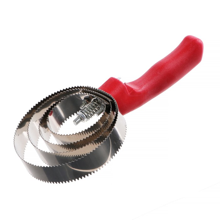 Щётка для ухода за шерстью, зубчатая, металл, красная