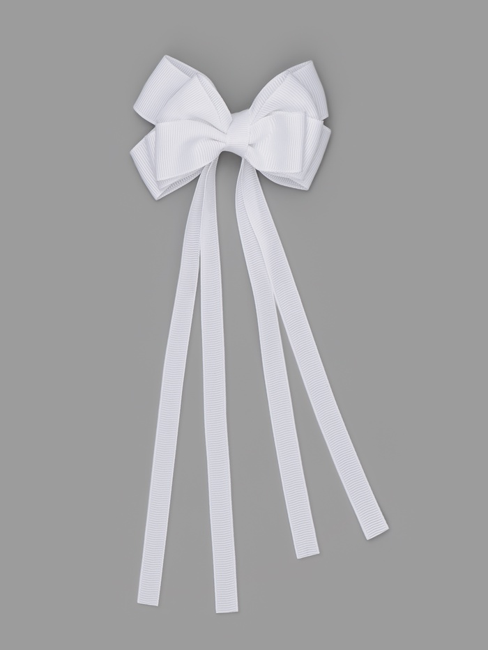 Бант для волос на заколке с лентами, белый, Принцессы Дисней