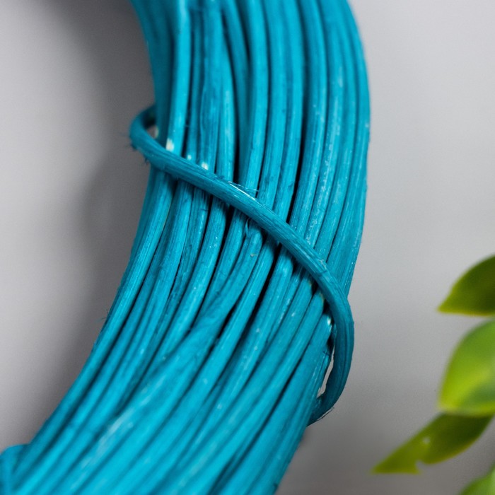 Кольцо для изготовления ловца снов «Синий», d=25 см, ротанг