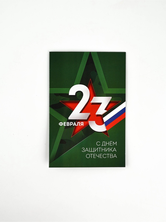 Открытка «С 23 Февраля», 12×18 см