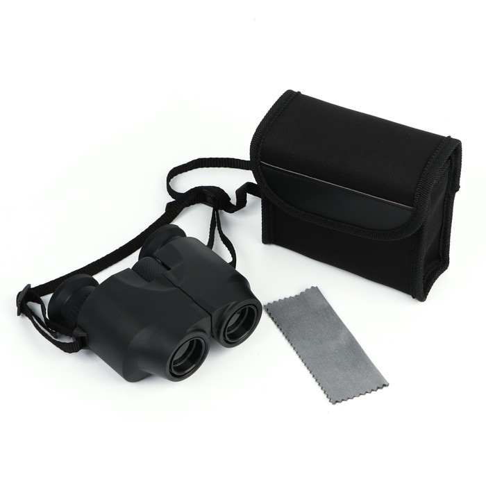 Бинокль «Компакт», 10×25, с чехлом, чёрный