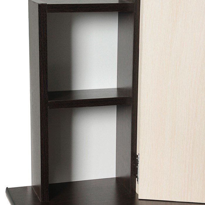 Стол косметический «Диана», 1550×900×480 мм, цвет венге/дуб молочный