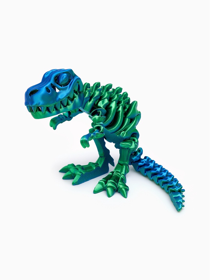 3Д - печатная игрушка «Динозавр», подвижная, цвет МИКС
