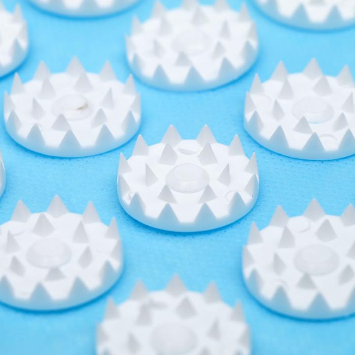 Аппликатор «Кузнецова», 70 колючек, спанбонд, 23×32 см, голубой.