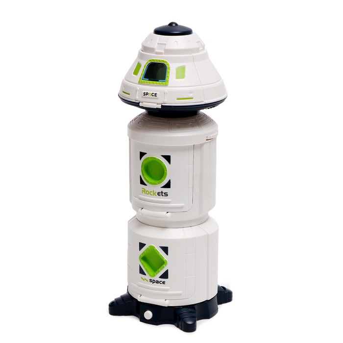 Игровой набор «Исследование космоса», 3в1: станция, шаттл, луноход