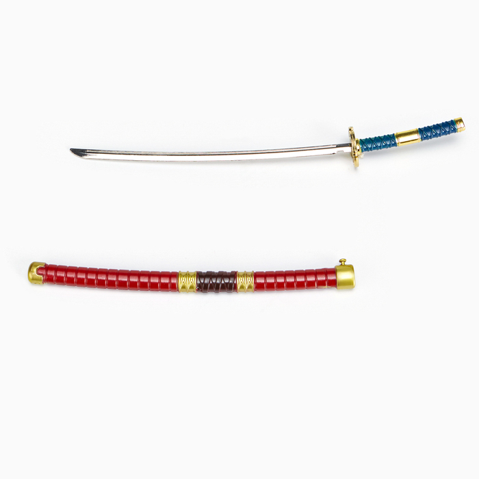 Макет оружия «Сувенирная катана Зоро», 24 см, красная