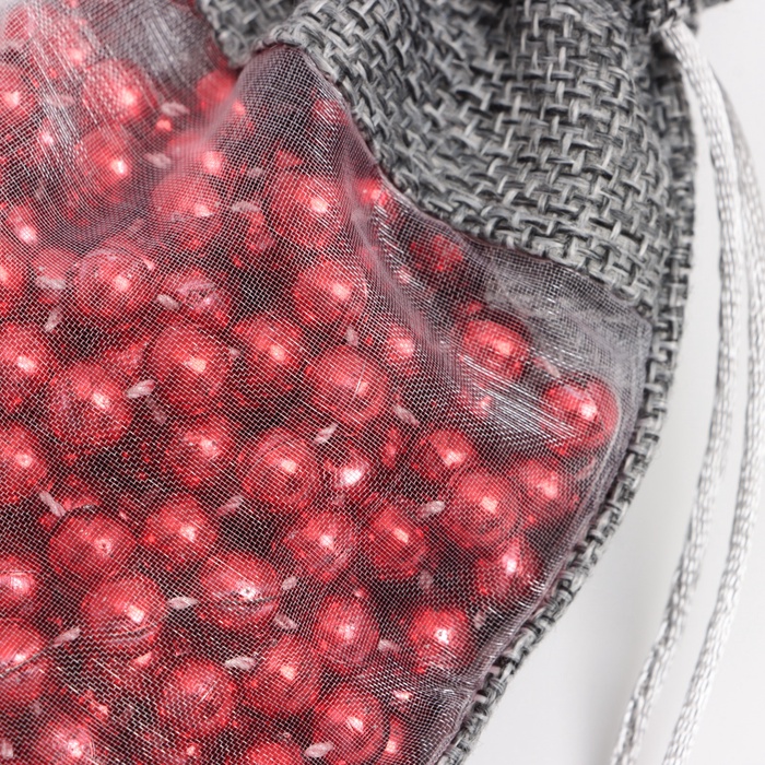 Льняной мешочек для хранения украшений, подарков, трав, 10×14 см, набор из 5 штук