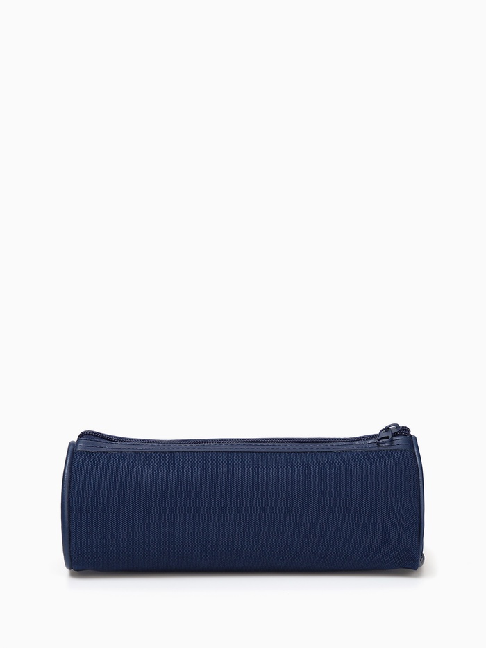 Косметичка - пенал на молнии школьная, синяя