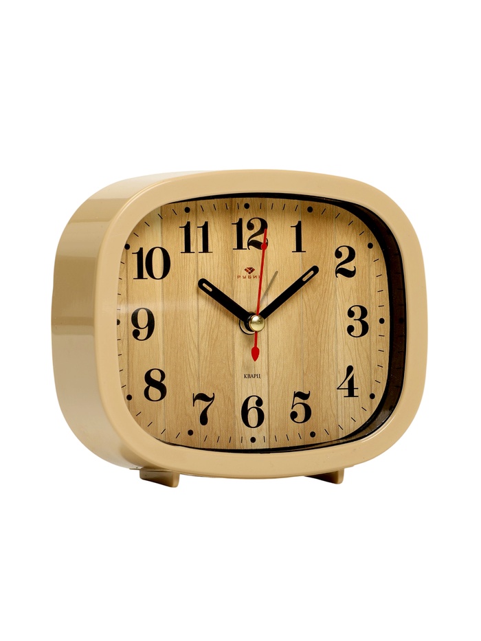 Будильник-часы настольные «Дерево», 12.5×10.5 см, от батарейки АА