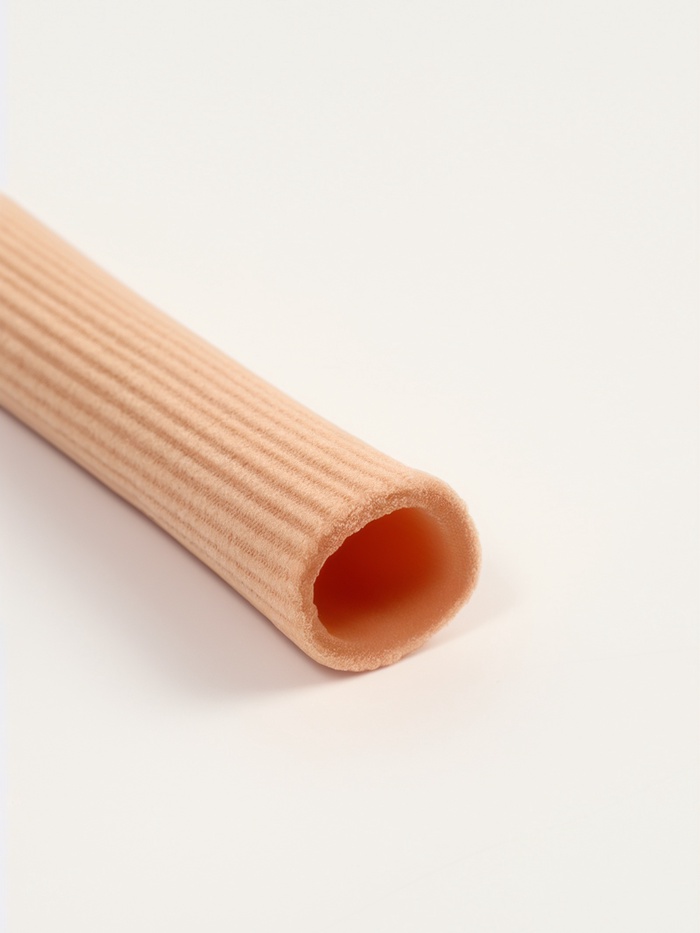 Напальчник - трубка от мозолей и натирания, для пальцев рук и ног, с силиконом, d=1×15 см, бежевый