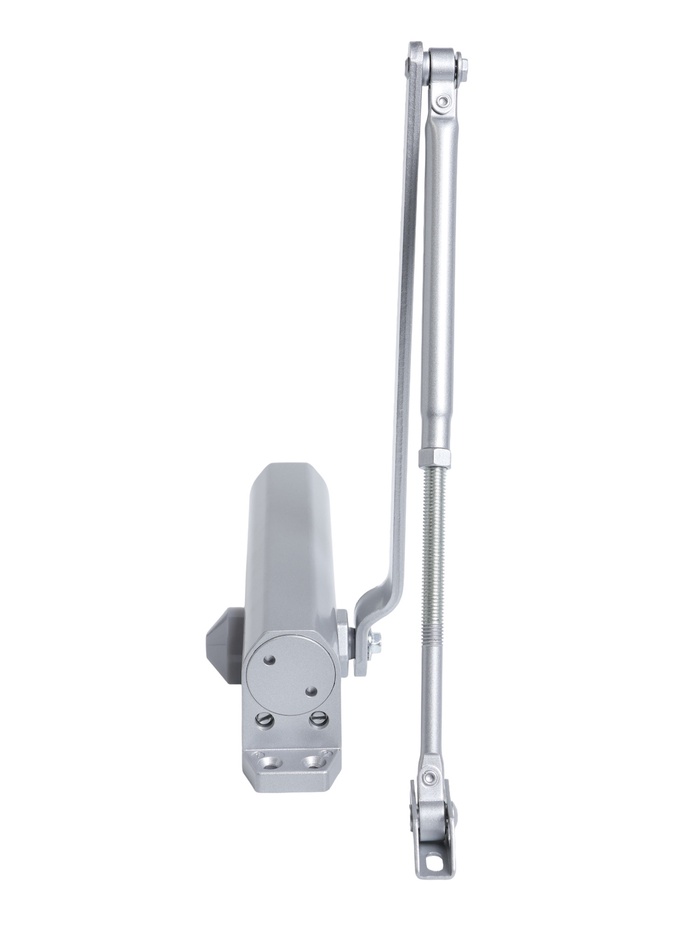 Доводчик дверей ТУНДРА G072 морозостойкий, до -50, до 120 кг, цвет серебро