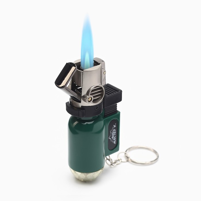 Горелка газовая «Мастер К», с пьезоподжигом, 7.8×3.4×2.2 см